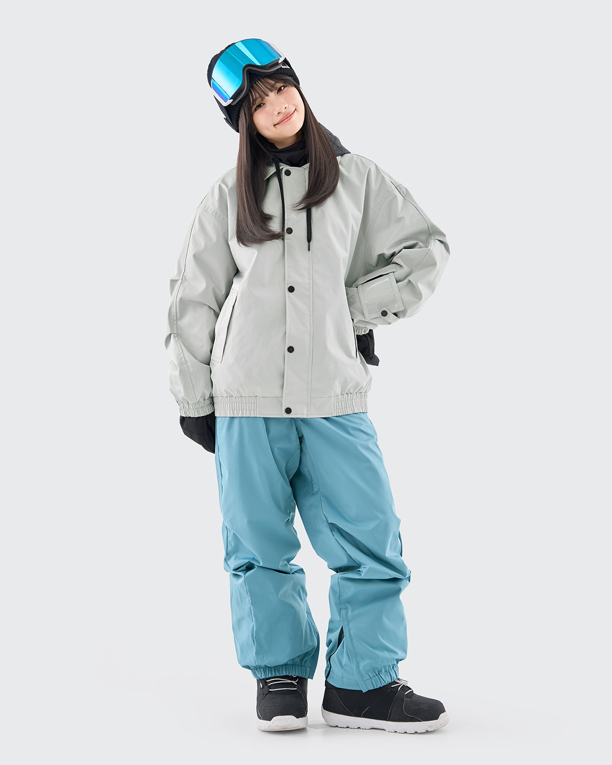 #カラー_ライトグレー/stブルー