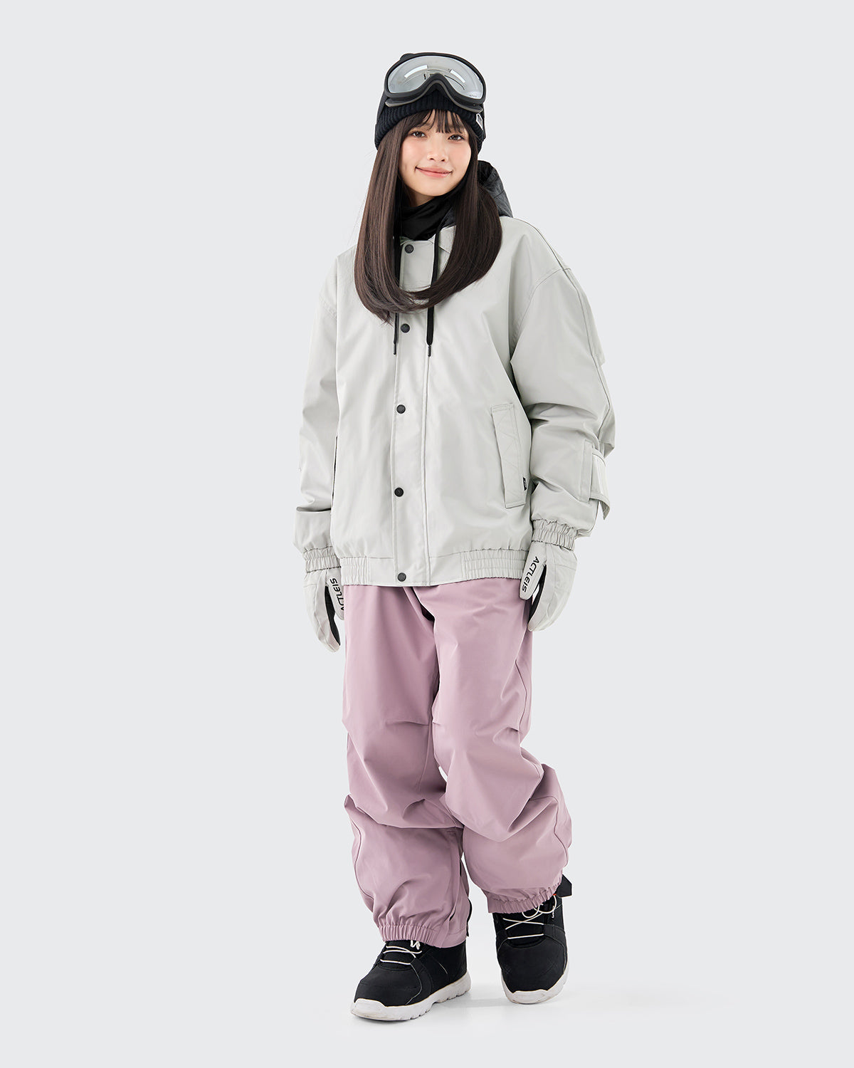 #カラー_ライトグレー/skパープル