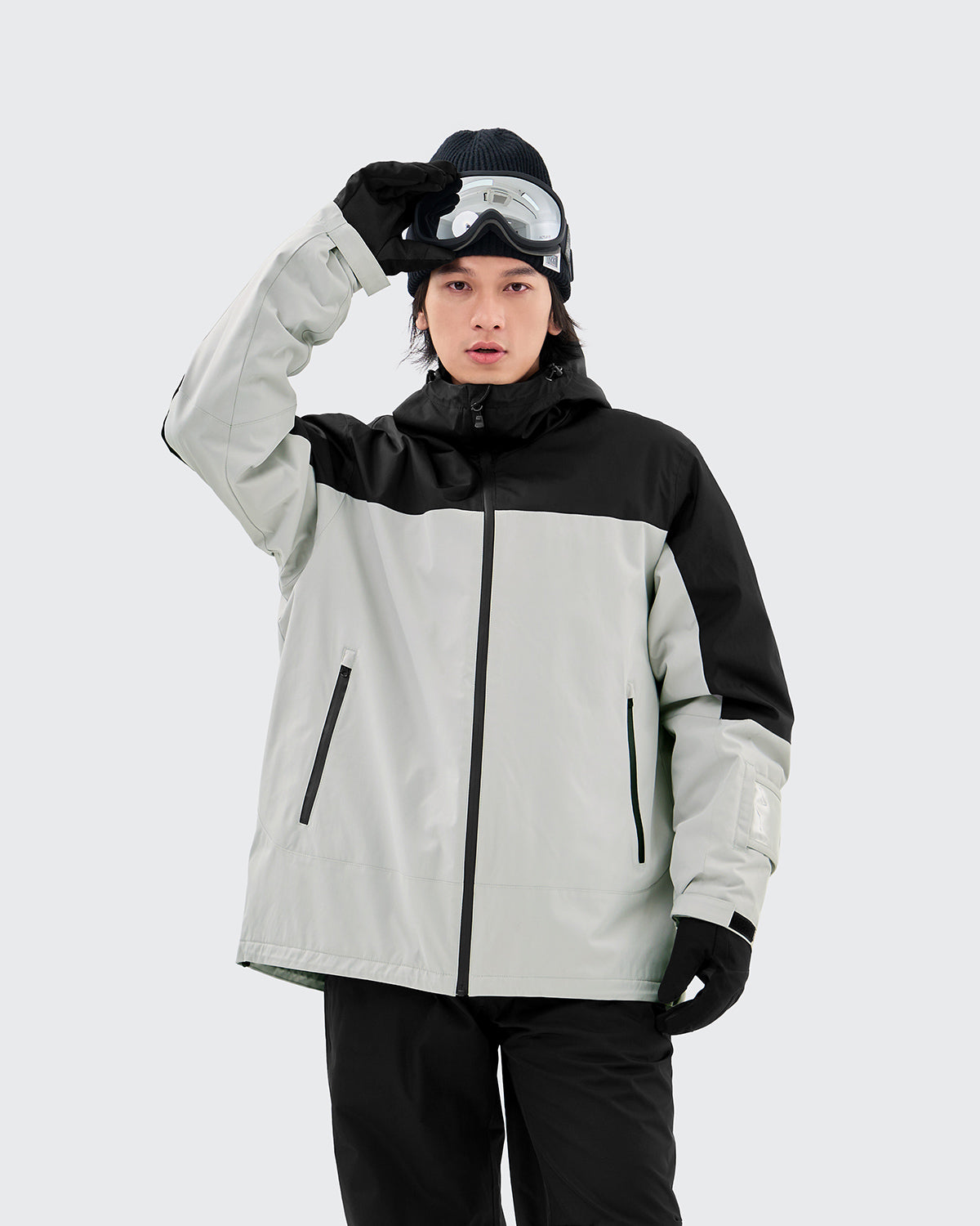 #カラー_ブラック×ライトグレー