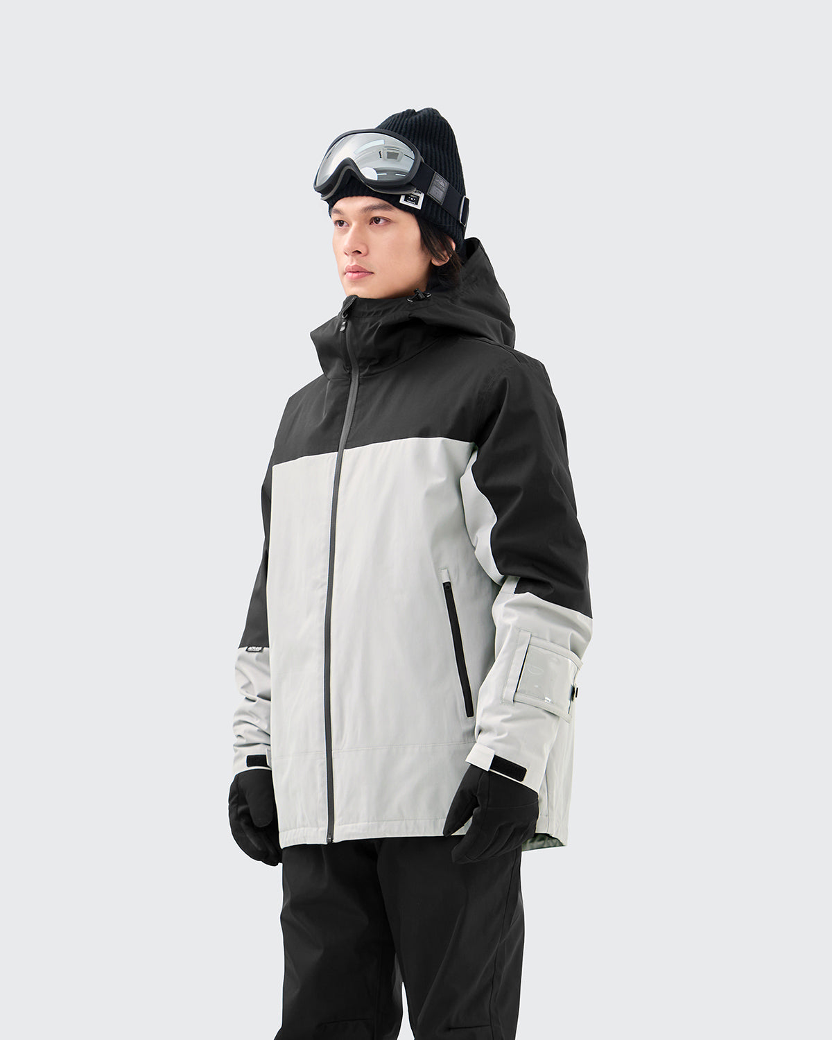 #カラー_ブラック×ライトグレー